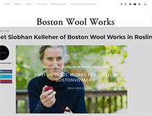 Tablet Screenshot of bostonwoolworks.com